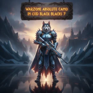 An anthropomorphic husky character in fantasy attire with frosty details, depicted in a magical, ice-themed environment, representing Absolute Zero camo objectives.