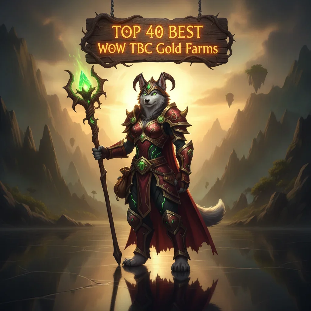 A group of World of Warcraft characters gathering gold in a TBC-era zone.