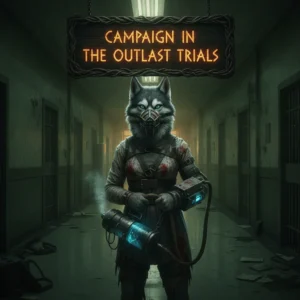 Fantasy artwork featuring an anthropomorphic husky in a dark, game-inspired environment, representing campaign objectives.
