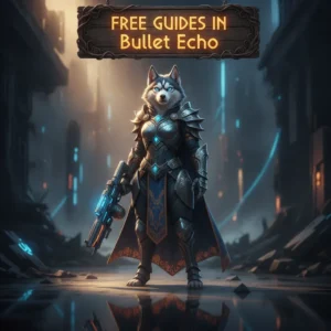 An anthropomorphic husky character in fantasy armor, representing Bullet Echo content and objectives.