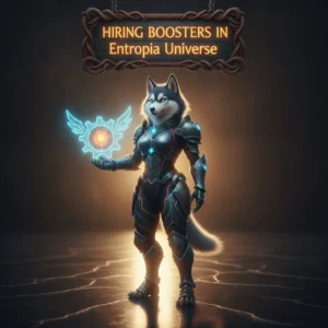 Fantasy game-inspired artwork featuring an anthropomorphic husky character in a themed environment, related to game content and objectives.