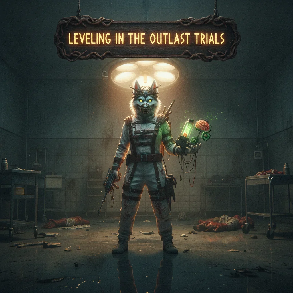 Fantasy artwork featuring an anthropomorphic Husky character, inspired by progression systems and leveling objectives.