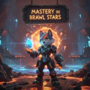 Fantasy artwork of an anthropomorphic Husky in themed attire, in a mystical game environment. Represents character mastery and skill development objectives.