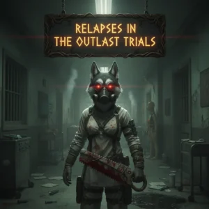 Fantasy game-inspired artwork featuring an anthropomorphic husky character in a themed environment, related to Relapses Boost content.
