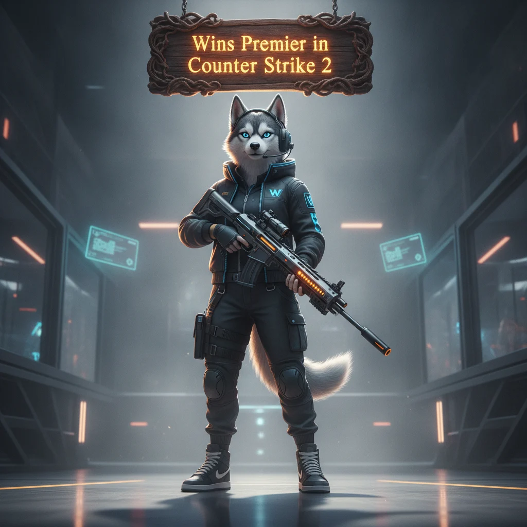 Promotional image for Wins Premier Boost in Counter Strike 2, highlighting the premier boost service for CS2 players.