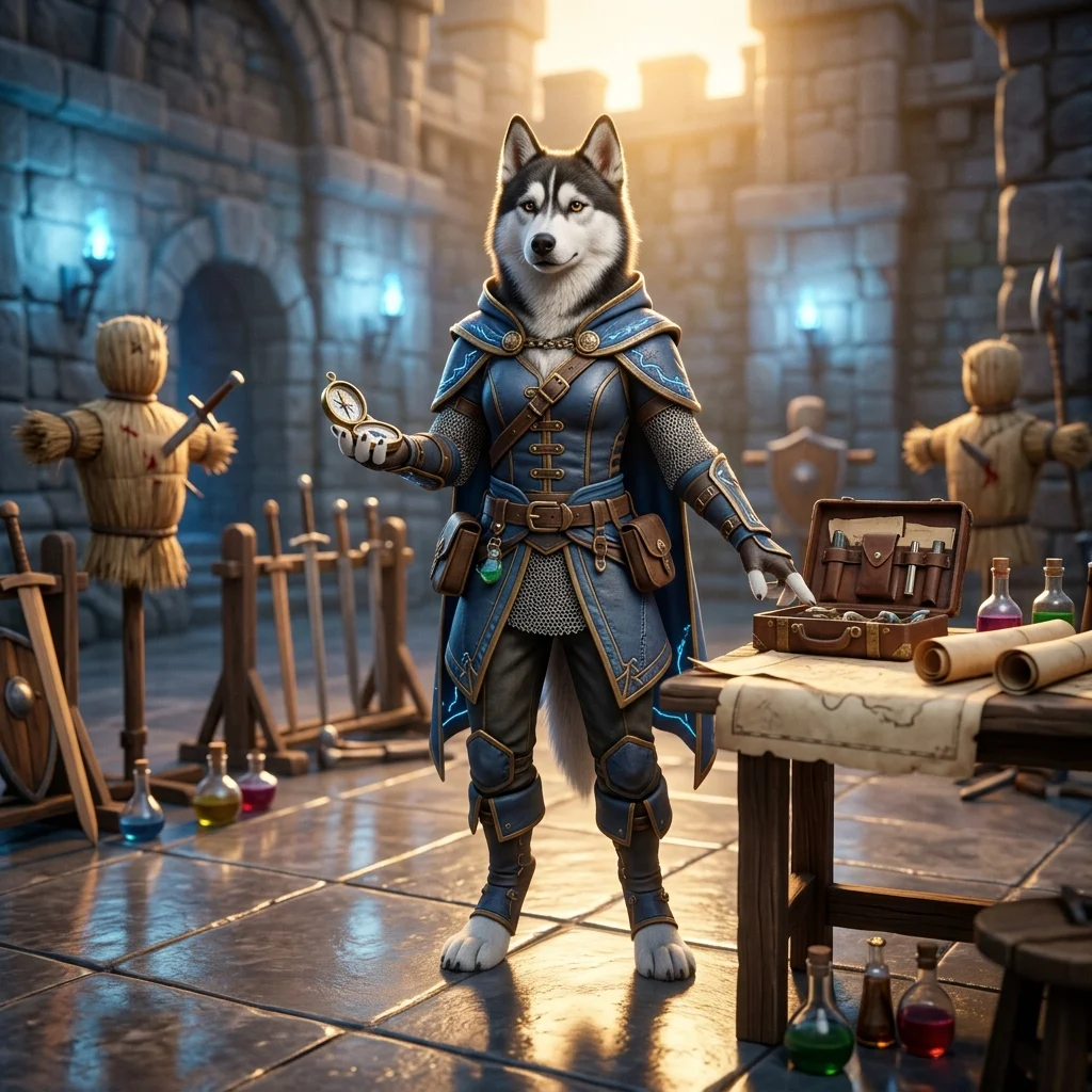 Ilustração temática de fantasia associada a WoW Forever, apresentada como arte de destaque para um guia com dicas e truques.