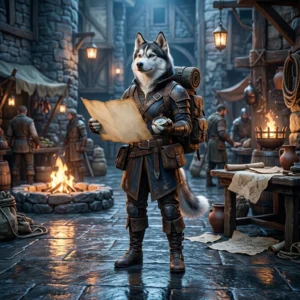 Atmosférická ilustrace ke hře WoW Forever zachycuje fantasy laděné dobrodružství bez čitelného textu a výrazných značek.