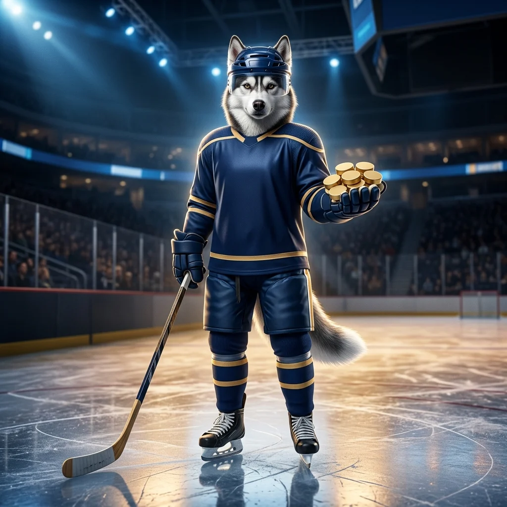Illustration promotionnelle liée à l’achat de pièces pour le jeu de hockey NHL 26