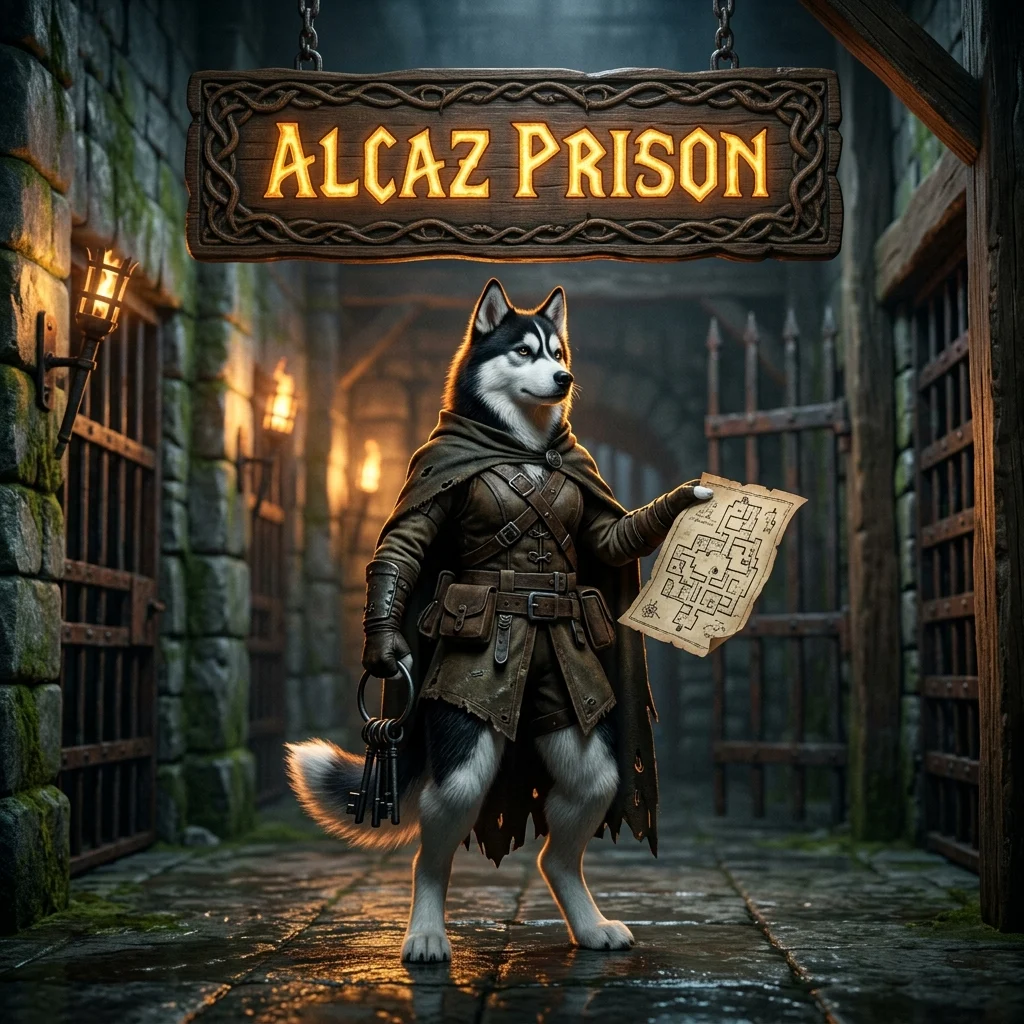 Promotional image for the Alcaz Prison Boost service in the WoW Forever game