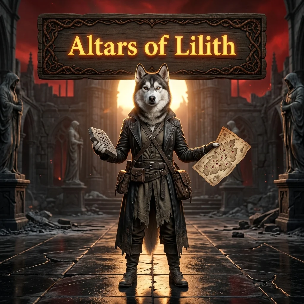 Promotional image representing the Altars of Lilith Boost service for Diablo 4 players.