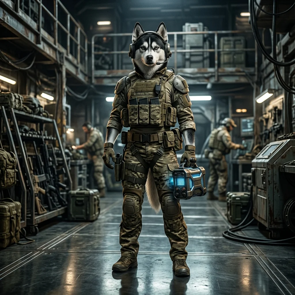 Arte promocional de Wardogs associada ao aluguel de um booster, sem texto legível na imagem.