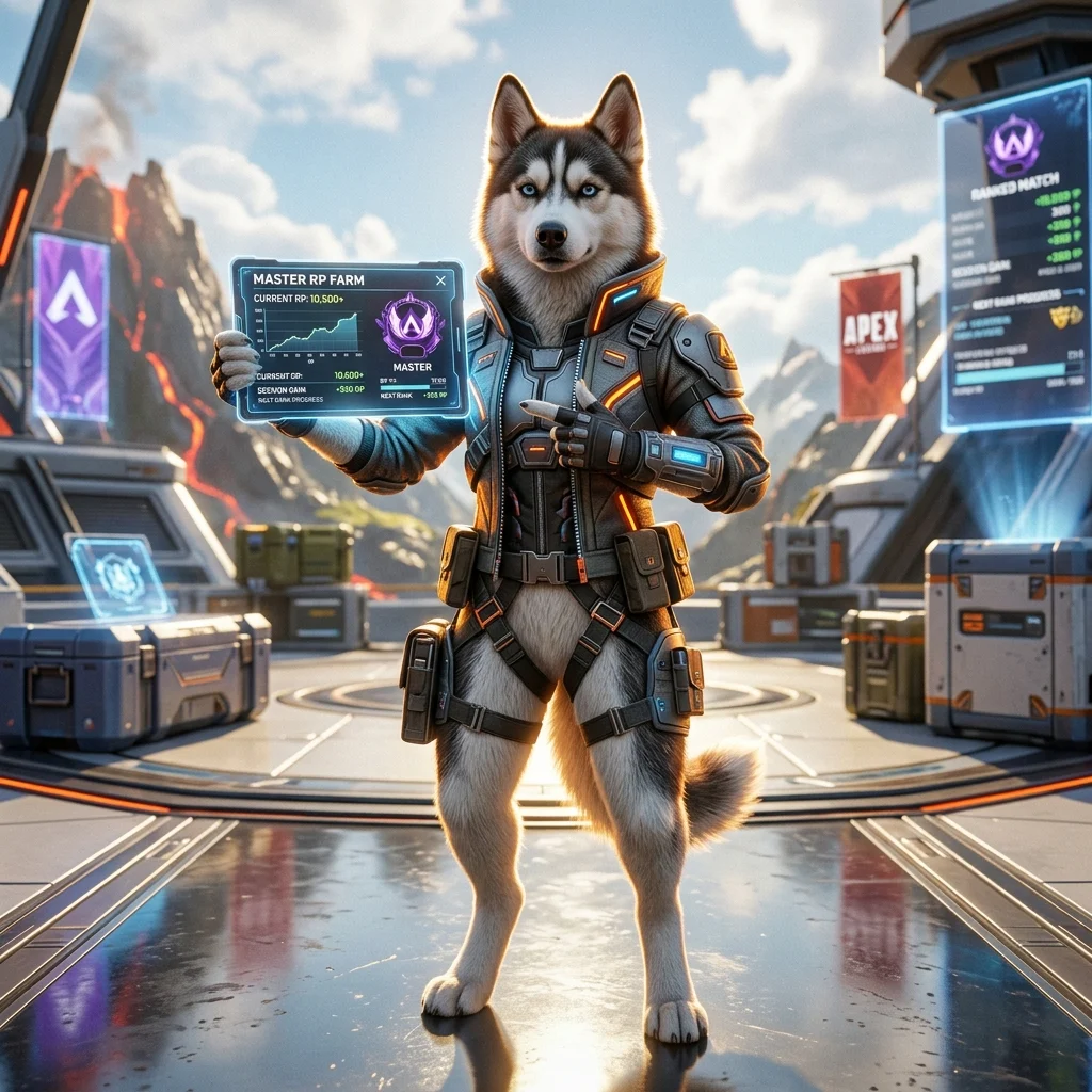 Promotional image for Apex Legend Master RP Farm Boost in Apex Legends service