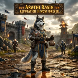 Promotional image for Arathi Basin Reputation Boost in WoW Forever, a service focused on reputation progression in Arathi Basin.