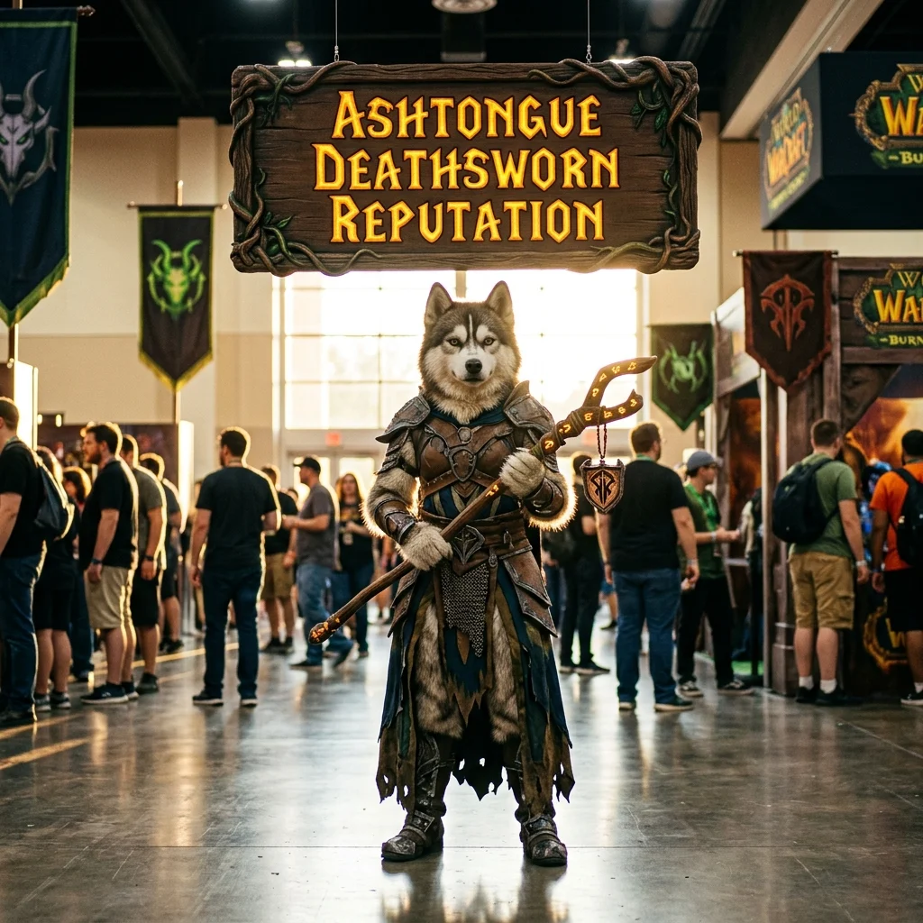 Promotional image for Ashtongue Deathsworn Reputation Boost in WoW TBC Classic Anniversary