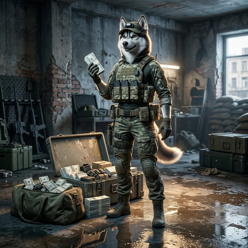 Imagem promocional de Wardogs associada ao aumento do farm de dinheiro no jogo.