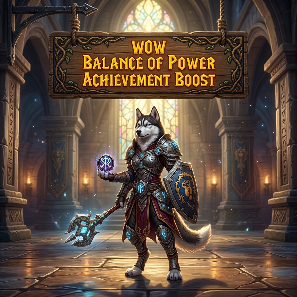 Promotional image for the Balance of Power Achievement Boost service product