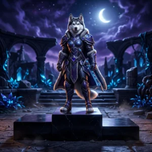 Hình minh họa chủ đề đấu trường PvP và bảng xếp hạng Solo Shuffle Mùa 2 Midnight trong World of Warcraft, không có chữ hiển thị.
