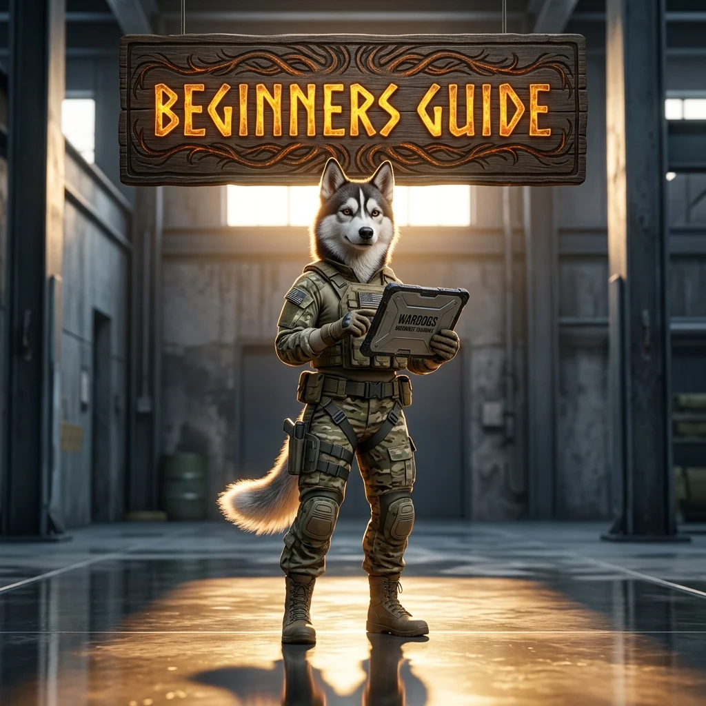 Promotional image for Beginners Guide in WARDOGS, a guide for beginners