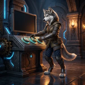 Myndskreyting úr fantasíuleik sem sýnir almennt leikjaumhverfi fyrir grein um afköstunarstillingar í WoW Forever, án sýnilegs texta eða merkja.