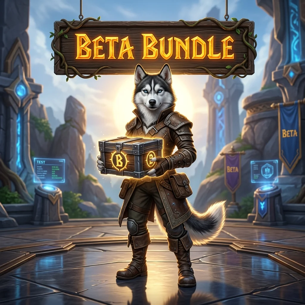 Promotional image representing the Beta Bundle Boost in WoW Forever product and its associated boost service.