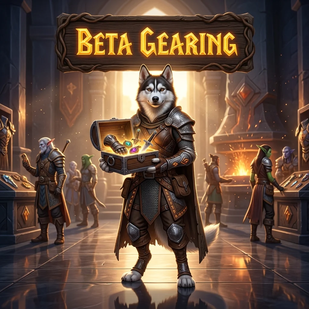 Promotional image for the Beta Gearing Boost in WoW Forever service and its beta gearing boost offering