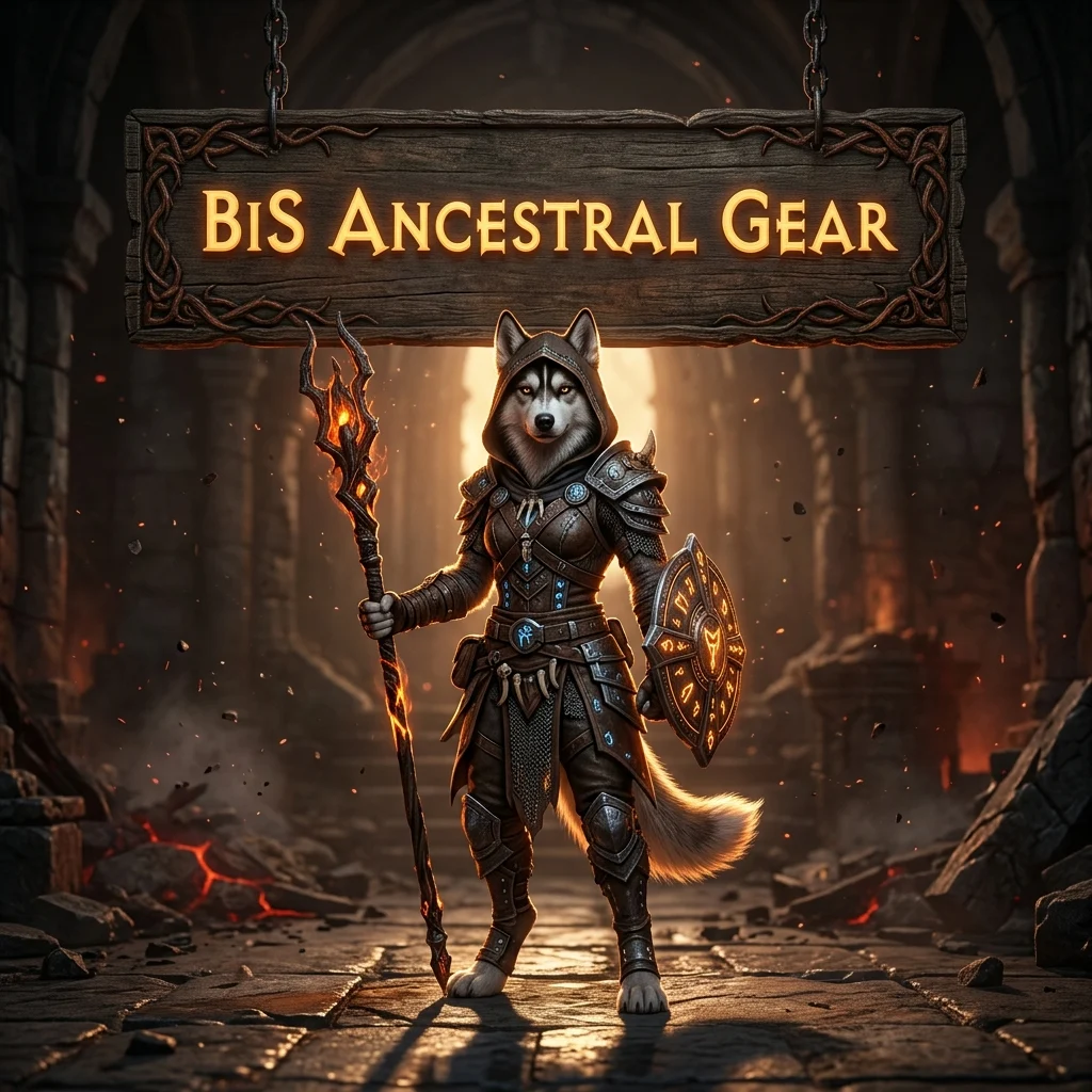 Promotional image representing the BiS Ancestral Gear Boost service in Diablo 4 for players seeking best-in-slot ancestral gear