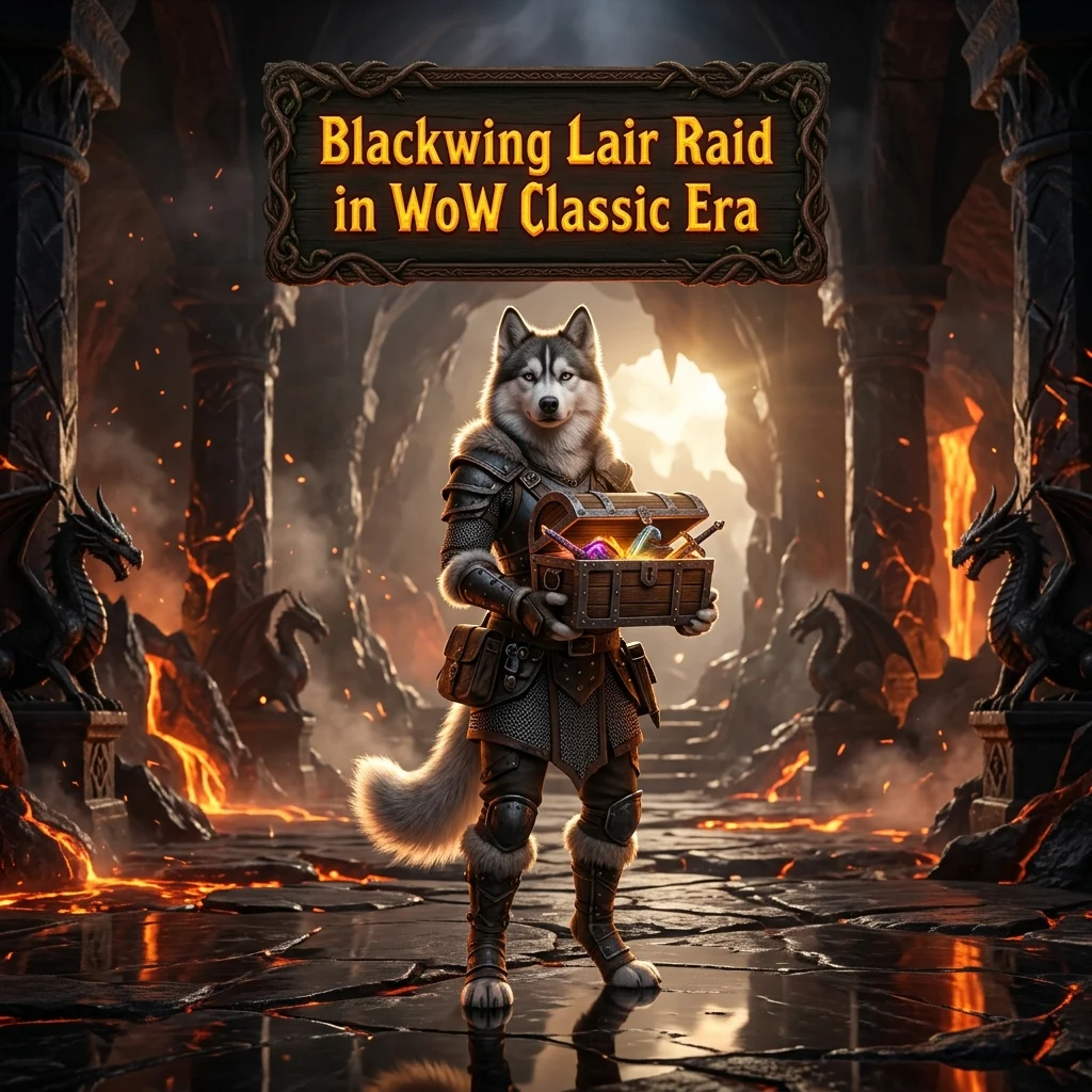 Promotional image for Blackwing Lair Raid Boost in WoW Classic Era, a service focused on completing the Blackwing Lair raid.