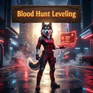 Promotional image representing the Blood Hunt Leveling Boost service for Marvel Rivals.