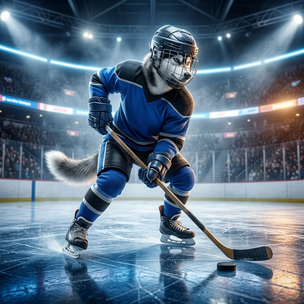 Ilustrasi promosi Boost NHL Per Jam dengan tampilan visual umum tanpa teks atau tanda yang dapat dibaca.