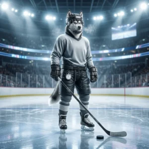 Visuel promotionnel associé à un service de boosting pour un jeu de hockey sur glace de la série NHL