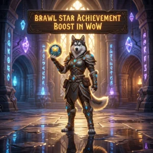 Promotional image representing the Brawl Star Achievement Boost in WoW service for achievement-focused support in the named game context.
