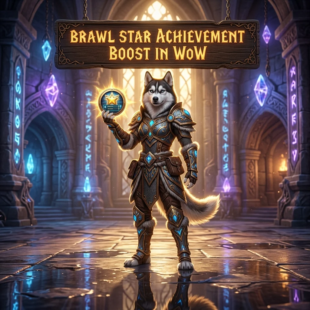 Promotional image representing the Brawl Star Achievement Boost in WoW service for achievement-focused support in the named game context.
