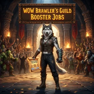 Promotional image representing the Brawler’s Guild Boost in WoW service