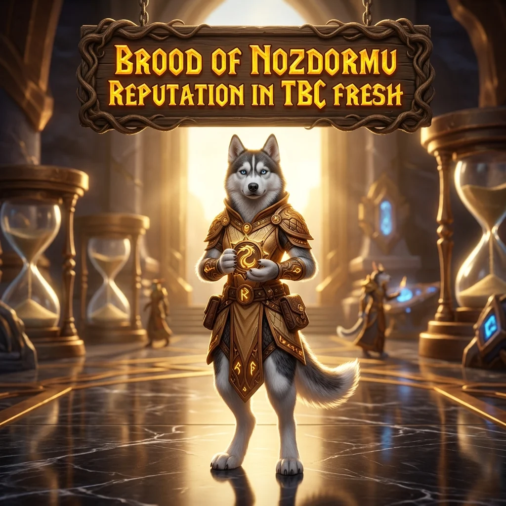 Promotional image for Brood of Nozdormu Reputation Boost in WoW TBC Classic Anniversary, focused on the reputation service for WoW TBC Classic Anniversary.
