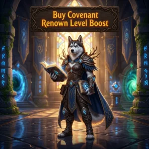 Promotional image for Buy Covenant Renown Level Boost, a service for increasing Covenant Renown level.