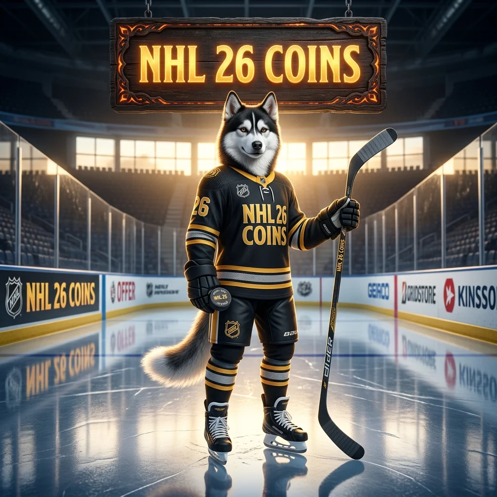 Promotional image for Buy NHL 26 Coins, representing the in-game coin service for NHL 26.