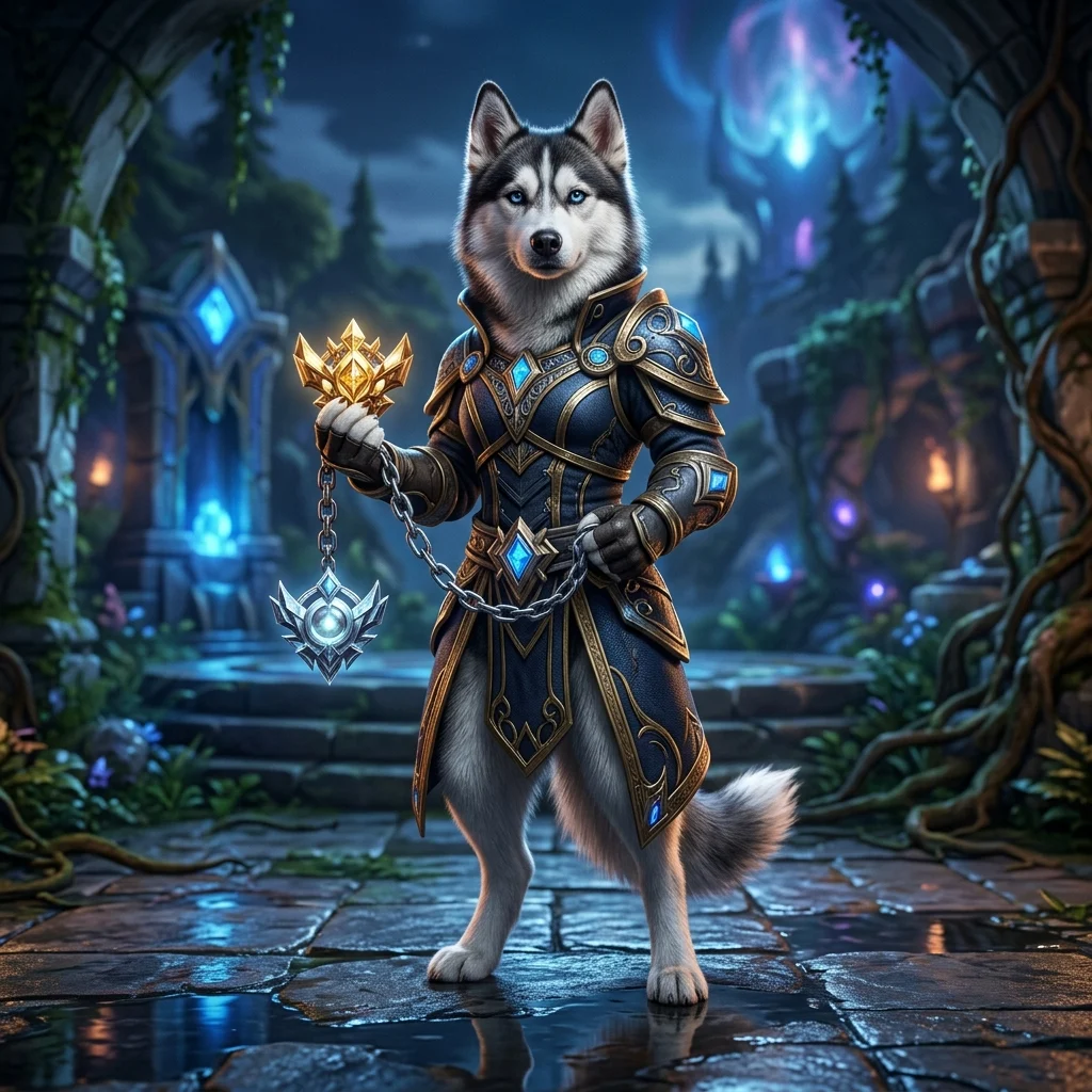 Ilustración temática de dos jugadores de League of Legends que representan la compatibilidad de rangos para jugar juntos
