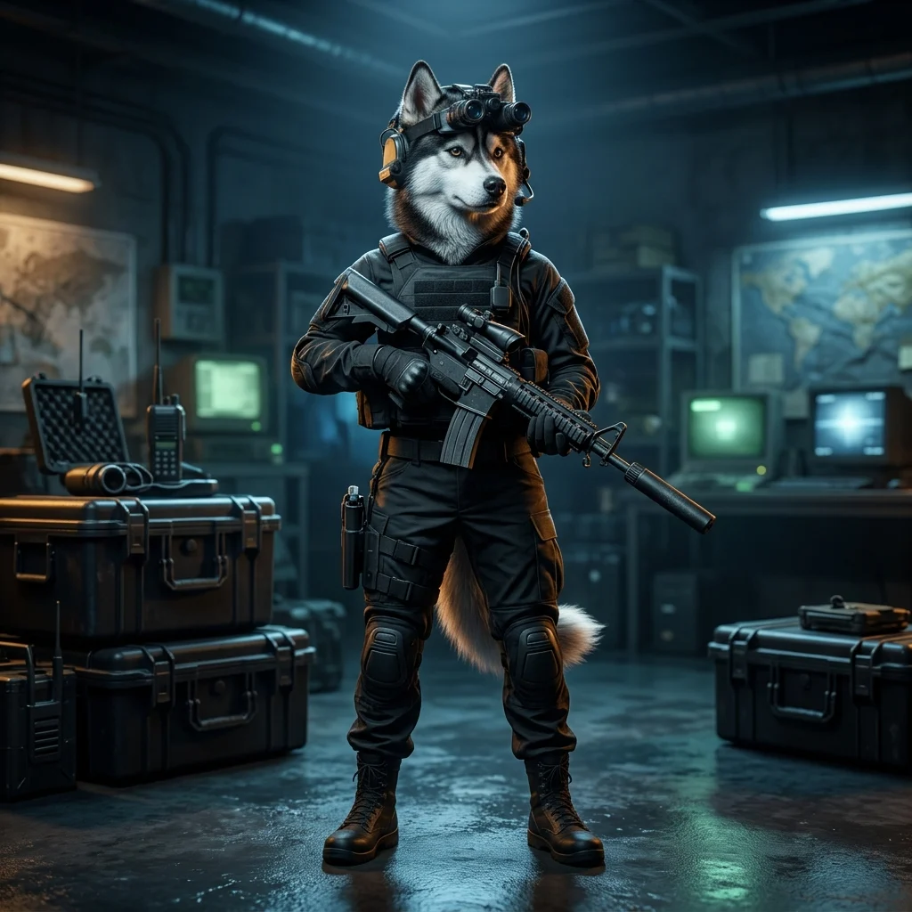 Promocijska ilustracija za boostanje v igri Call of Duty: Black Ops 6 brez vidnega besedila ali prepoznavnih znakov