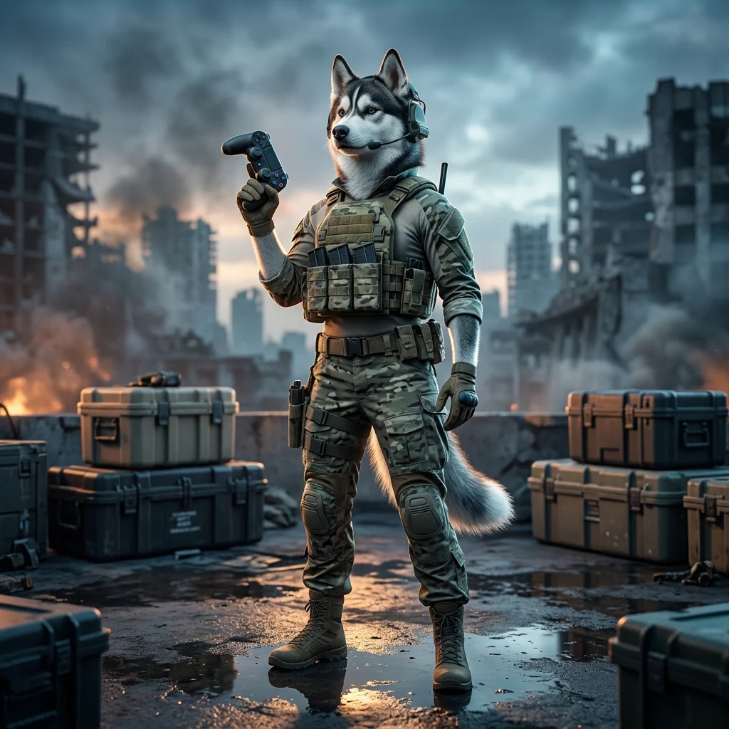 Promotionele afbeelding voor Call of Duty Warzone boostingdiensten, met een generieke militaire game-uitstraling zonder leesbare tekst.