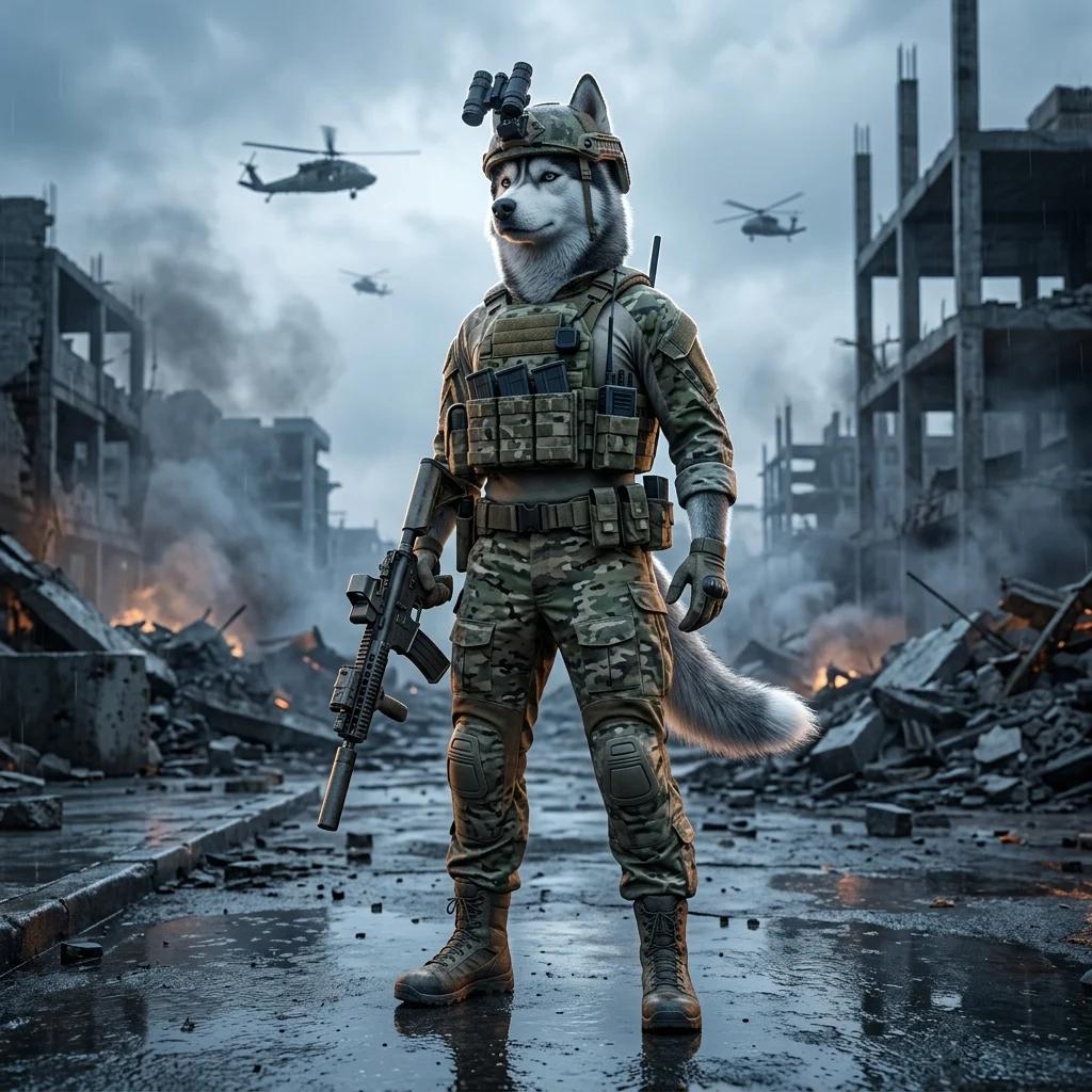 Call of Duty Warzone boosting hizmetlerini temsil eden, savaş temalı oyun atmosferine sahip görsel.