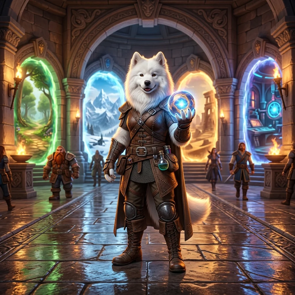 Ilustrație fantasy asociată cu noutățile din versiunea beta a jocului WoW Forever