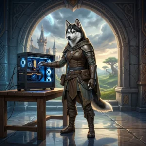 Ilustrație de joc fantasy asociată cu optimizarea setărilor de performanță în WoW Forever