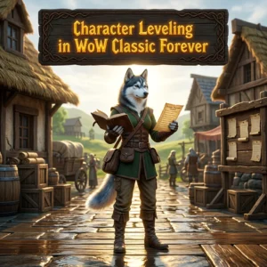 Promotional image for Character Leveling Boosting Services in WoW Classic Forever