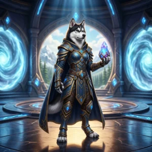 Ilustracja przedstawiająca fantastyczny świat gry w wersji beta WoW Forever, bez czytelnych napisów.
