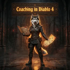 Promotional image for Coaching Boost in Diablo 4, representing a coaching service for Diablo 4 players.