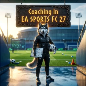 Promotional image for Coaching Boost in EA SPORTS FC 27, focused on the coaching boost service for the game