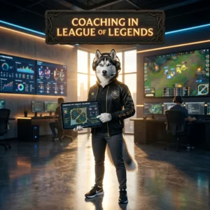Promotional image for Coaching Boost in League of Legends, representing a League of Legends coaching boost service.