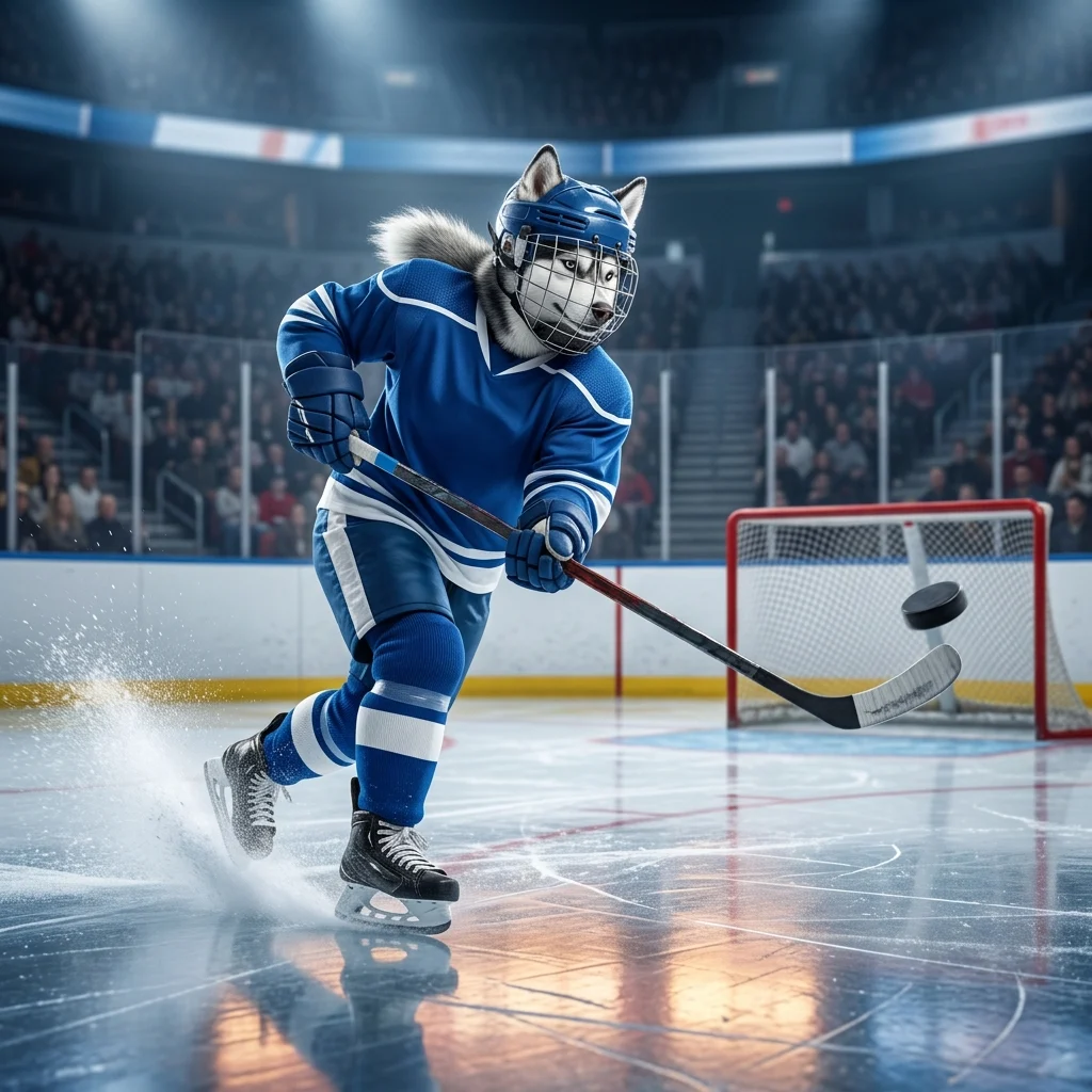 Illustration de hockey sur glace pour apprendre à marquer des buts dans NHL 26
