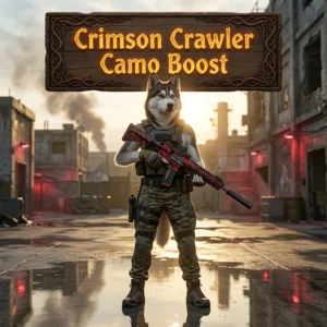 Promotional image for the Crimson Crawler Camo Boost in Call of Duty Warzone