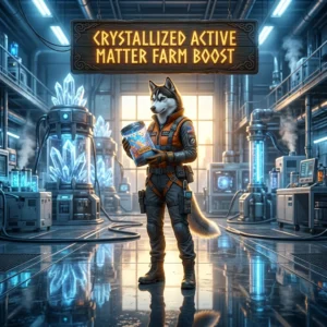 Promotional image for Crystallized Active Matter Farm Boost in Active Matter, representing the named Active Matter farm boost service.